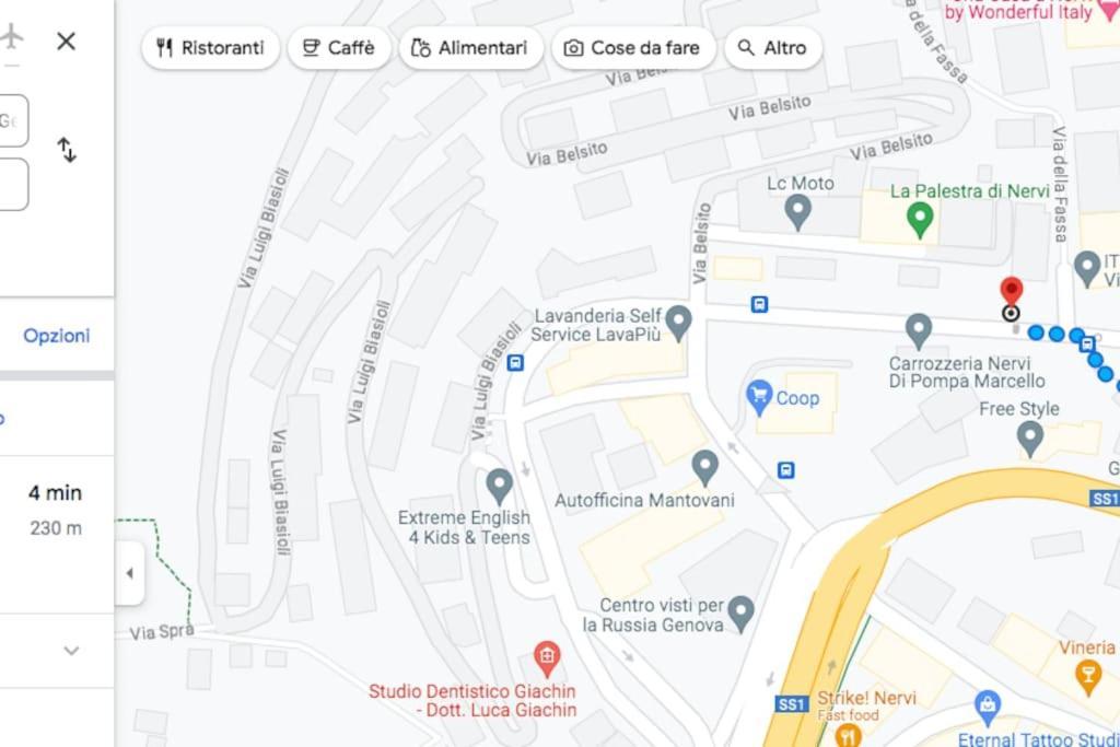 L'Eremo In Citta Lägenhet Genua Exteriör bild